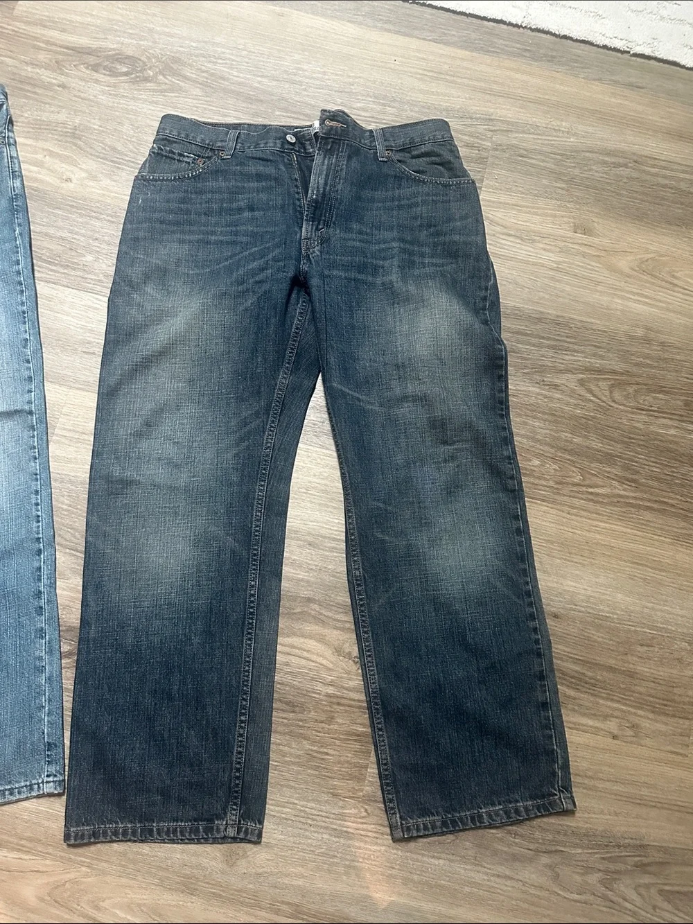 LAST CHANCE!! Levi's men's Straight Leg Jeans 2 pairs- Light Blue & Dark Blue